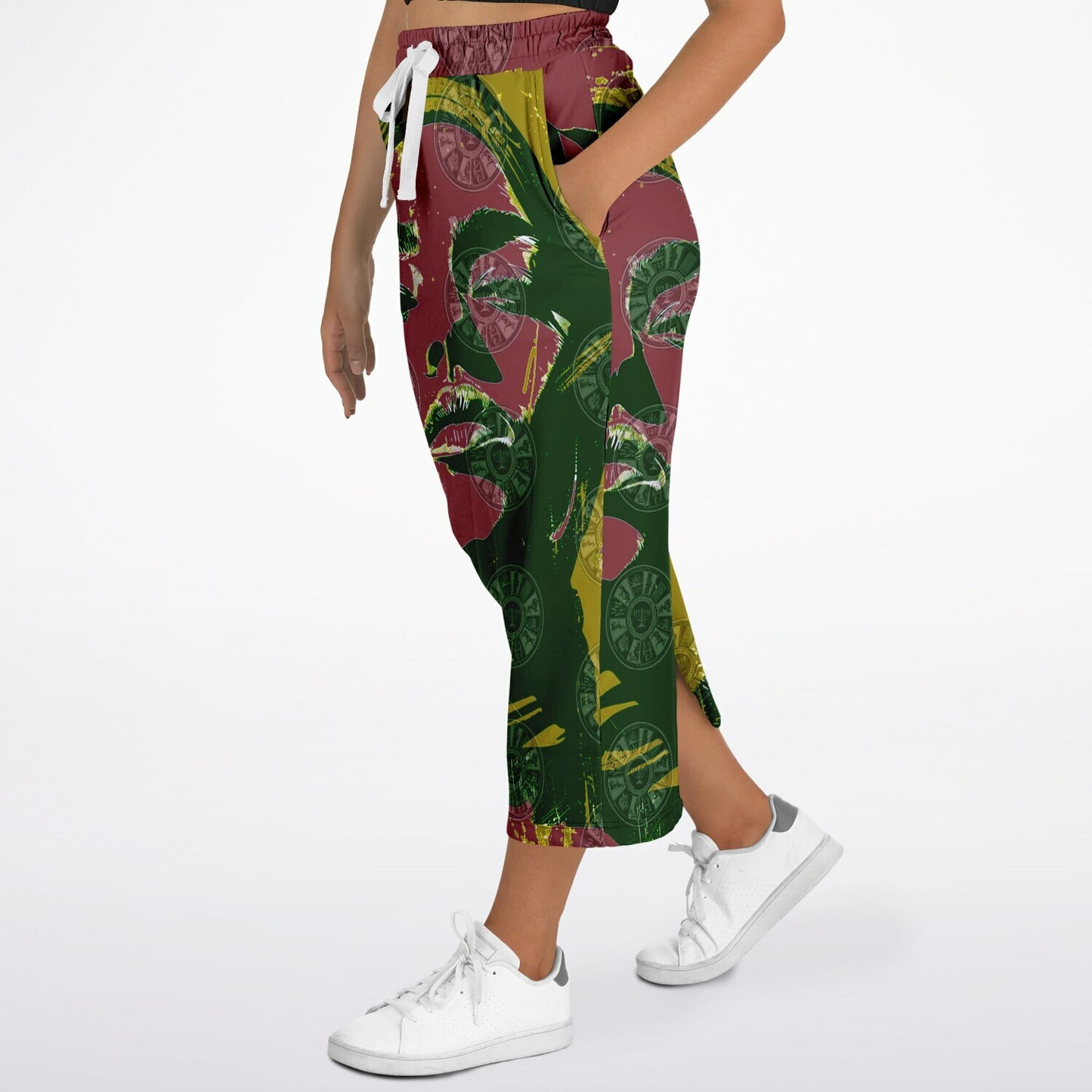 We Are Israel Green Lantern Fashion Long Pocket Skirt Earthy