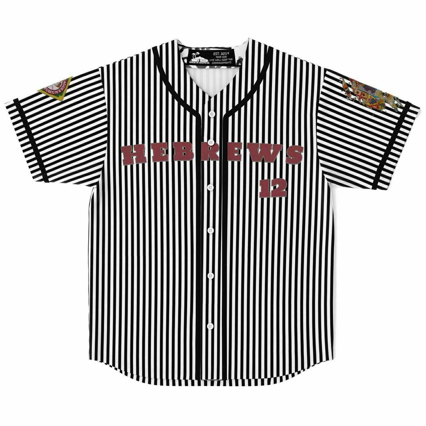 Vintage Hebrews 12 Negro League Baseball Jersey