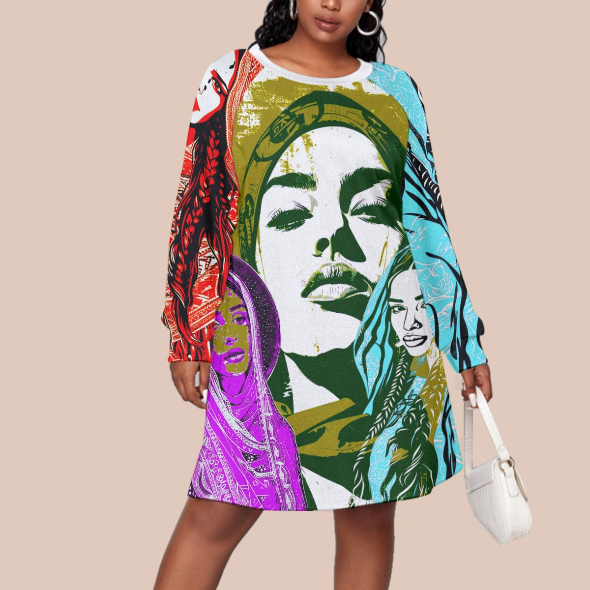 We Are Israel Women's Dress With Raglan Sleeve