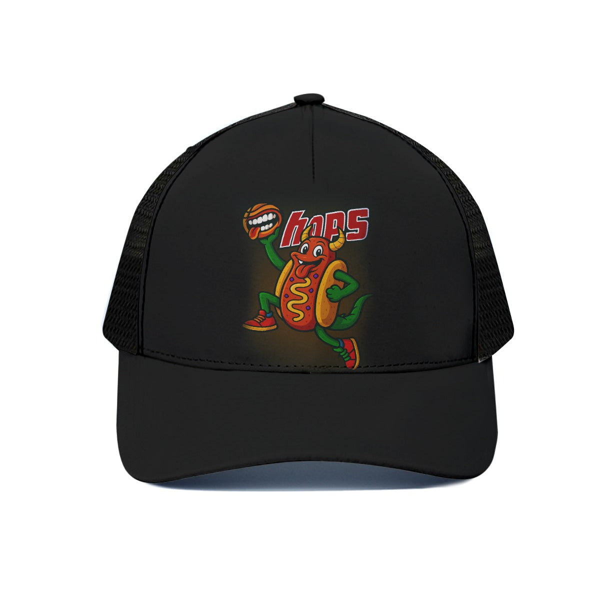 Urban Hops Trucker Hat With Black Half-mesh