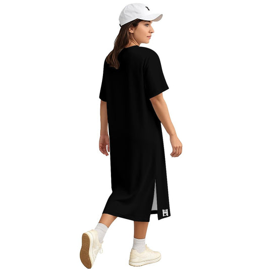 Women's Midi T-Shirt Dress t-shirt dress - product image 2 alternate view