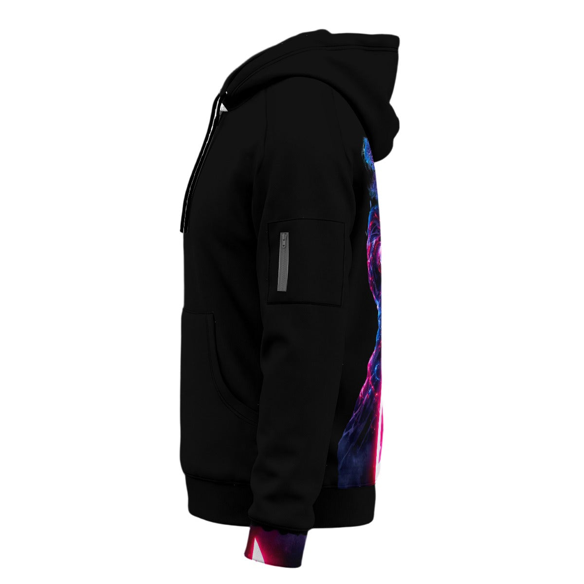Anime Dimension Sword Art All-Over Print Men’s Fleece Half-Zip Hoodie With Arm Pockets