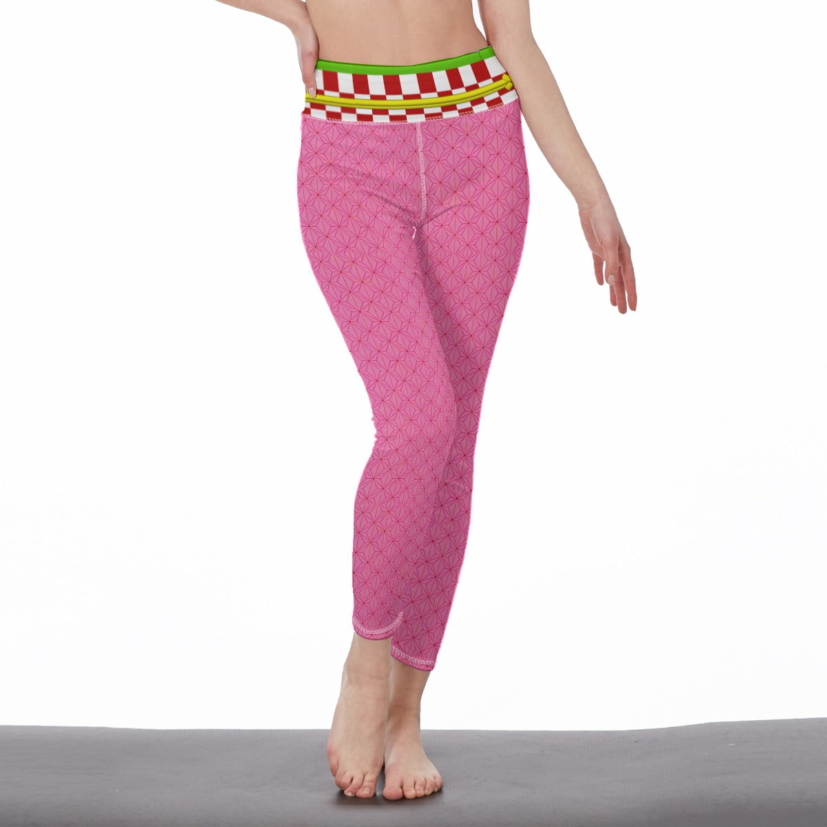 Nezuko Slayer Of Demons Women’s High-Waisted Yoga Pants|210GSM
