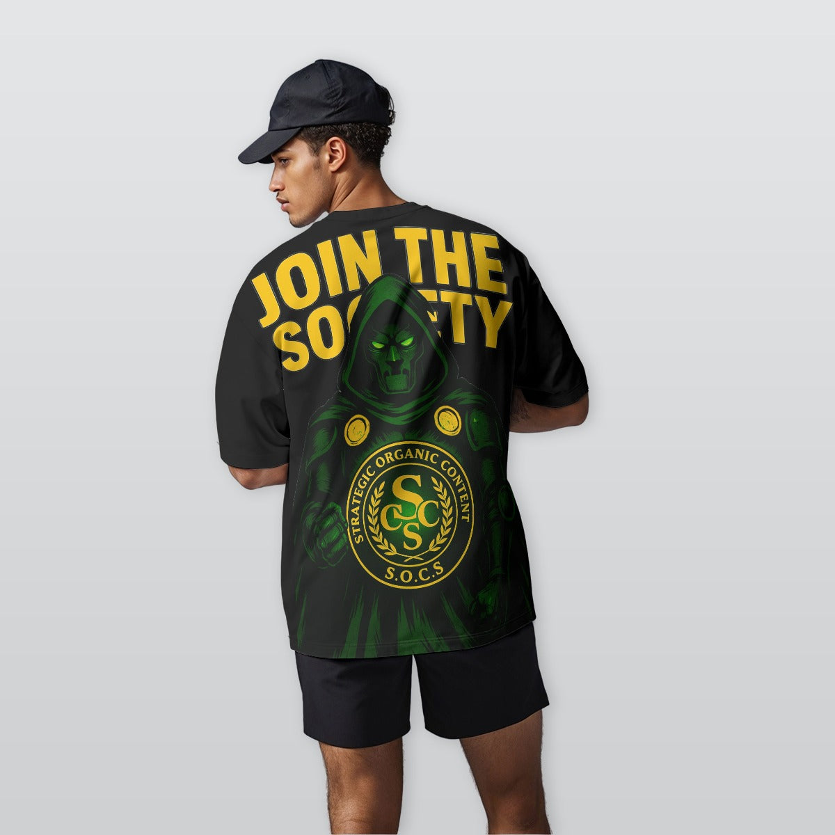 Urban Streetwear Society Heavyweight Cotton Crewneck T-Shirt