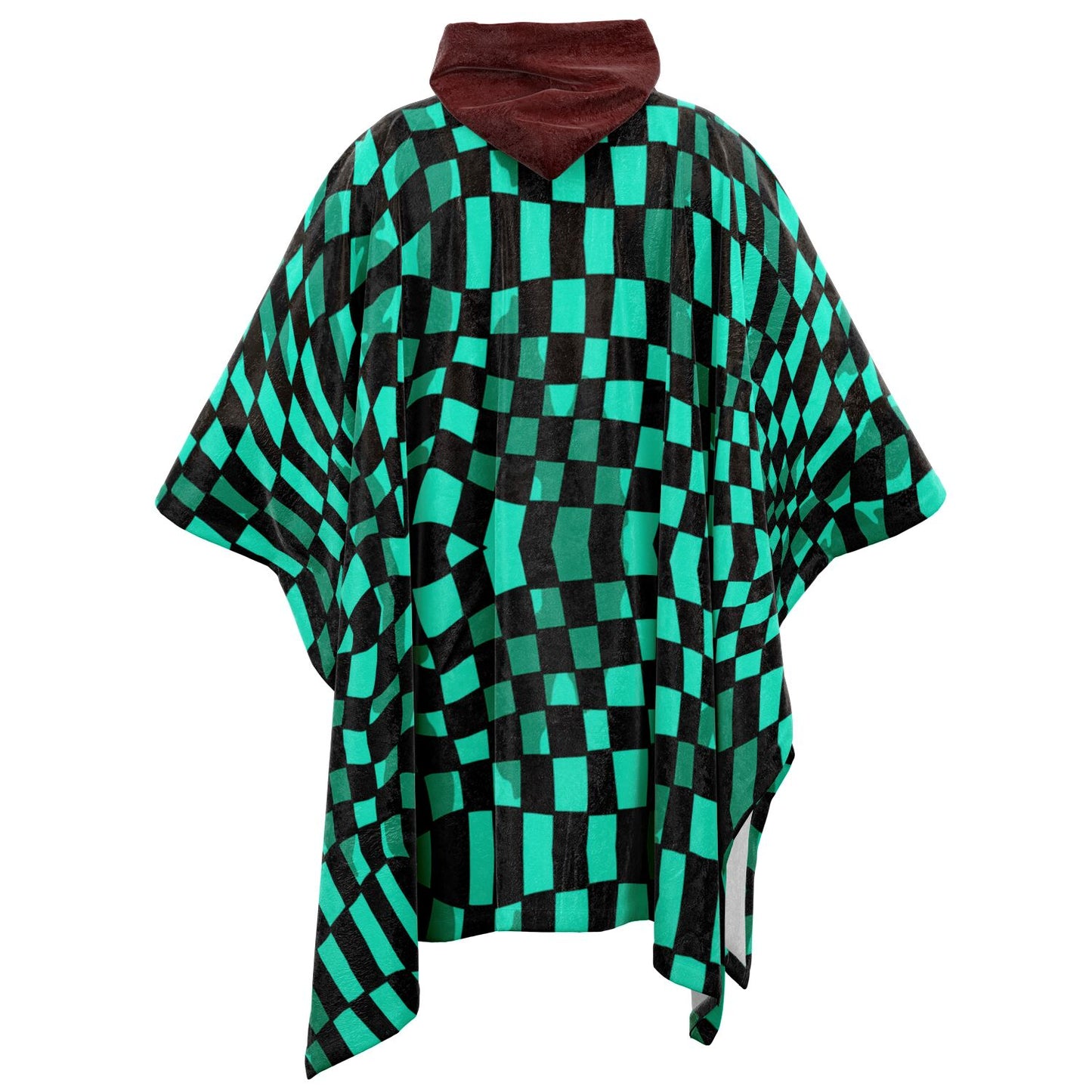Slayer Of Demons Anime Comic Premium Flannel Blanket Poncho