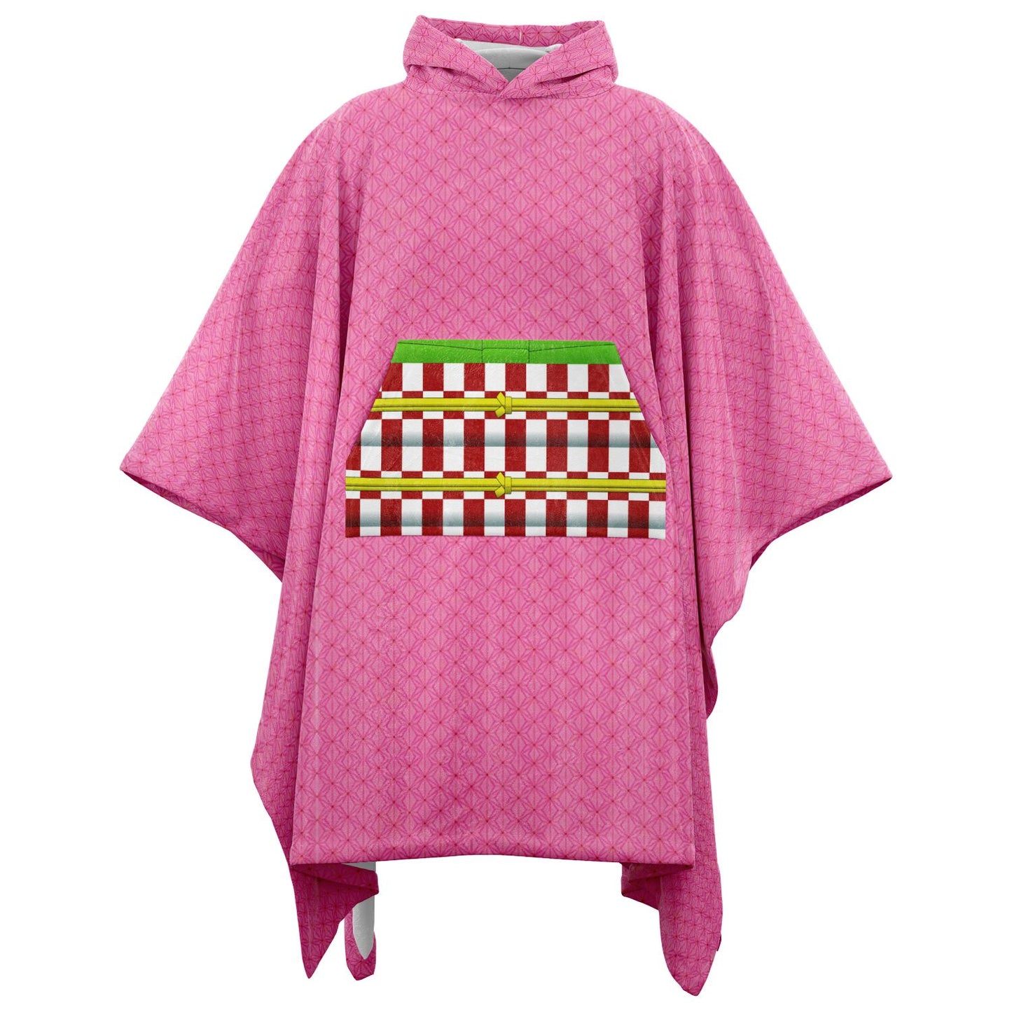 Nezuko Slayer Of Demons Flannel Blanket Poncho