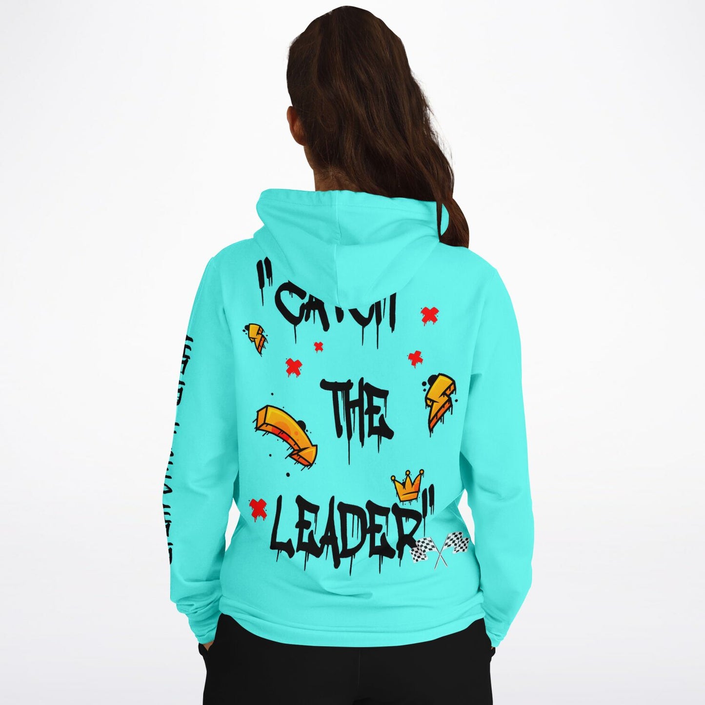 Catch The Leader Teal Hoodie