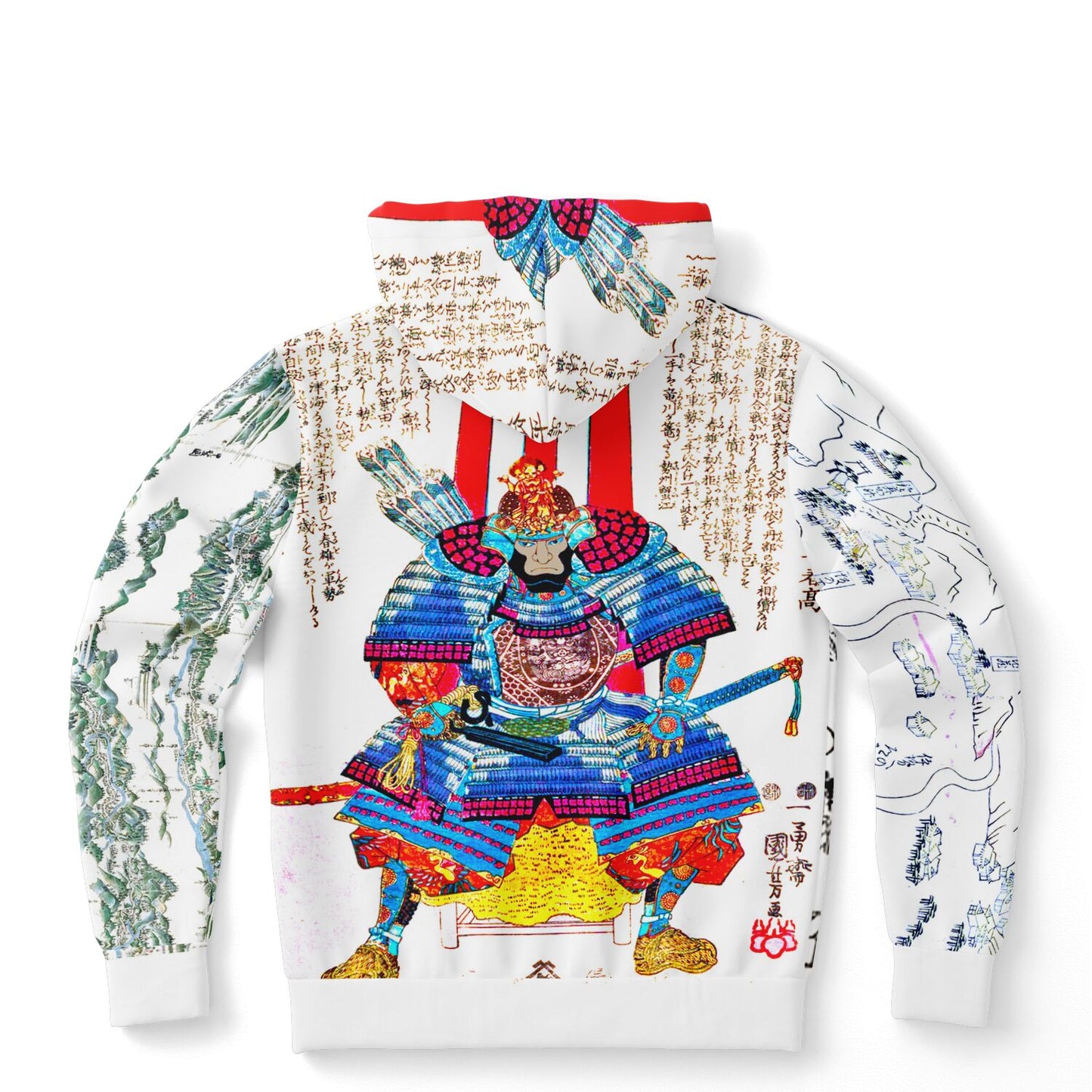 Shogun Samurai Premium Hoodie White