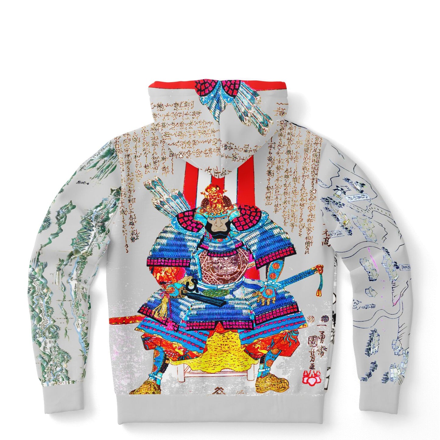 Shogun Samurai Premium Hoodie Grey copy