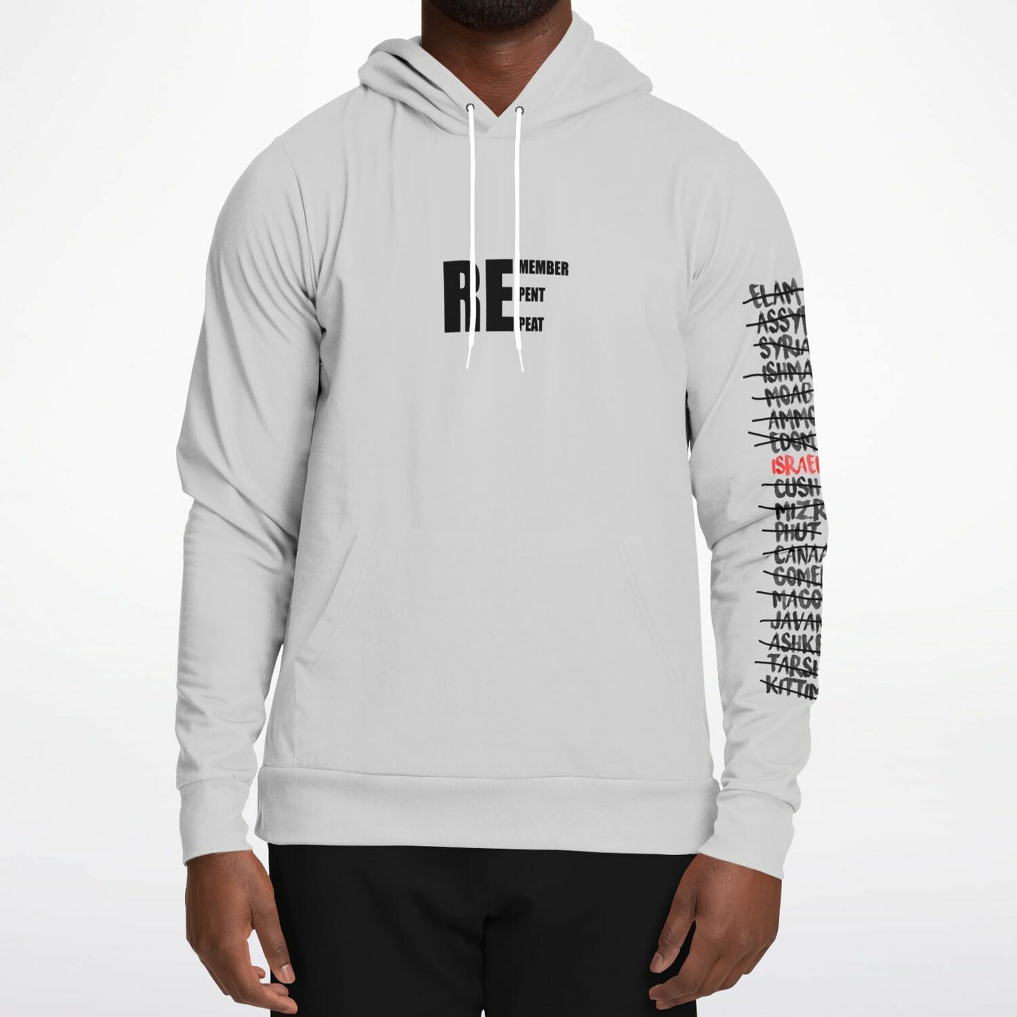 Israelite Repent Grey Premium Hoodie