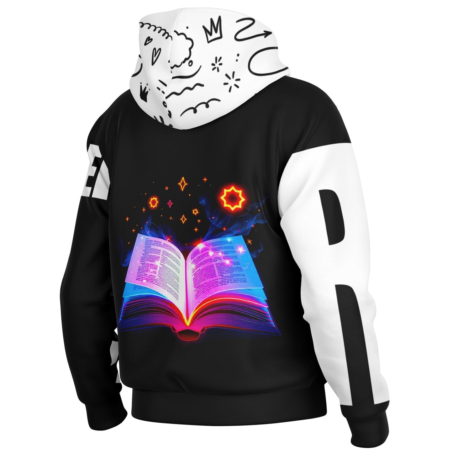 The Word Heavyweight Hooded Baseball Jacket