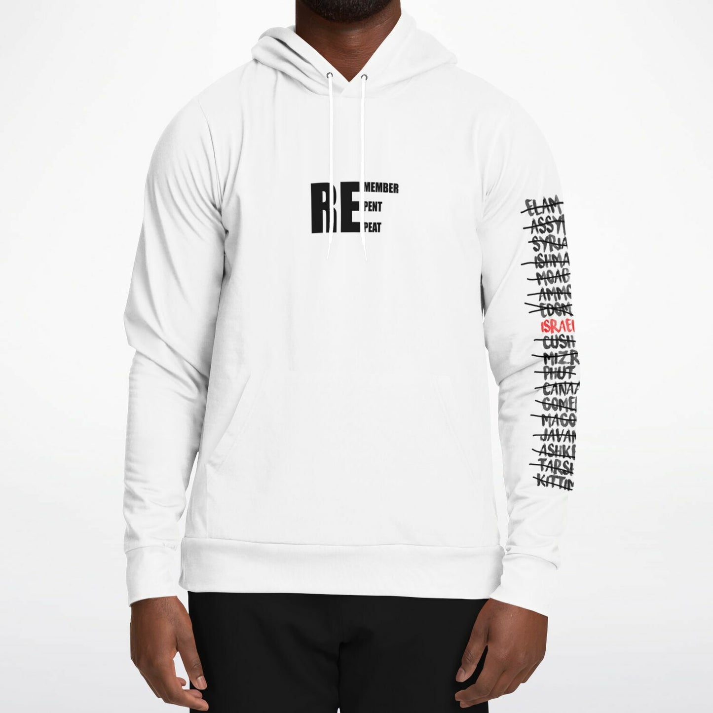 Israelite Repent White Premium Hoodie