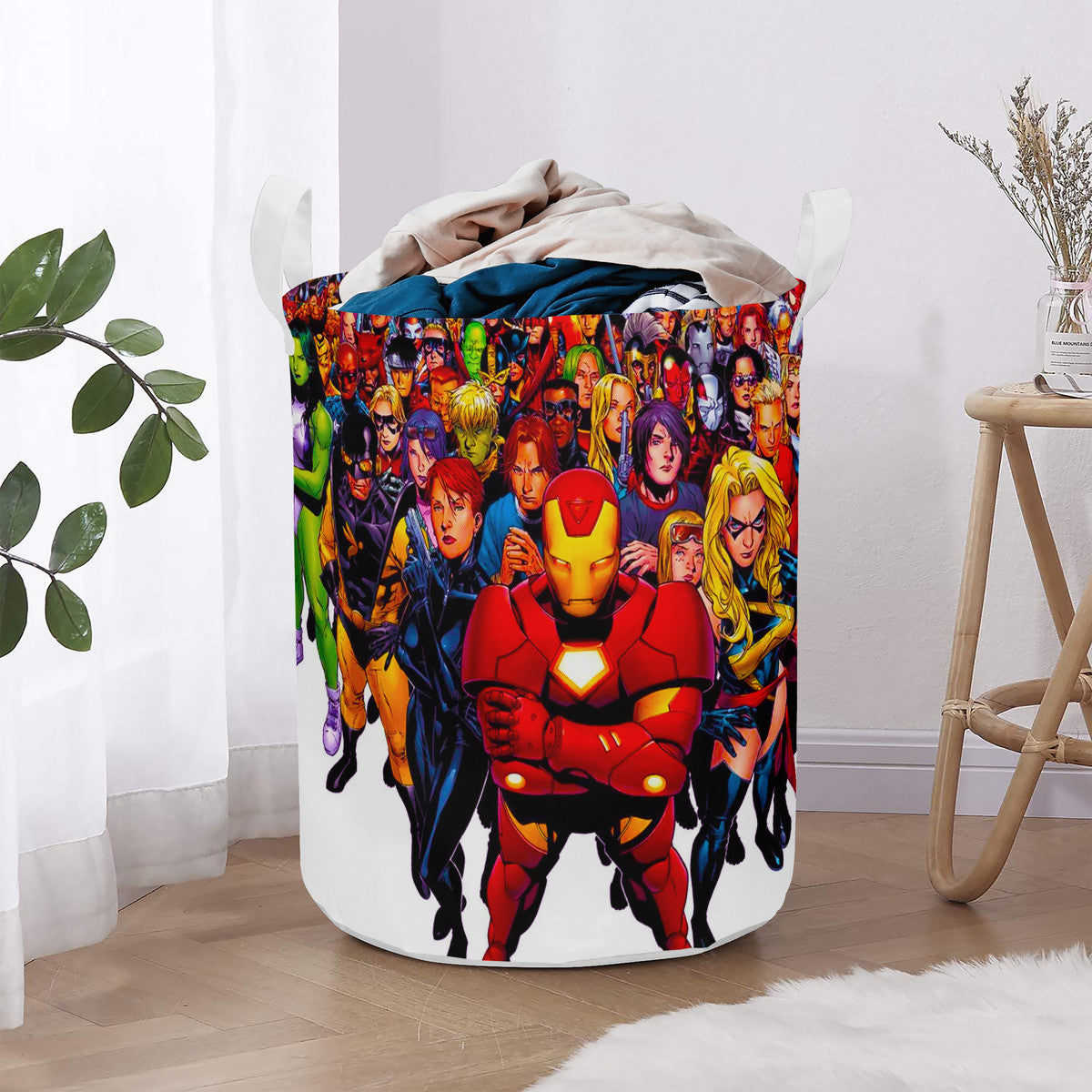 Super Heros Comic Laundry Basket Obrazy