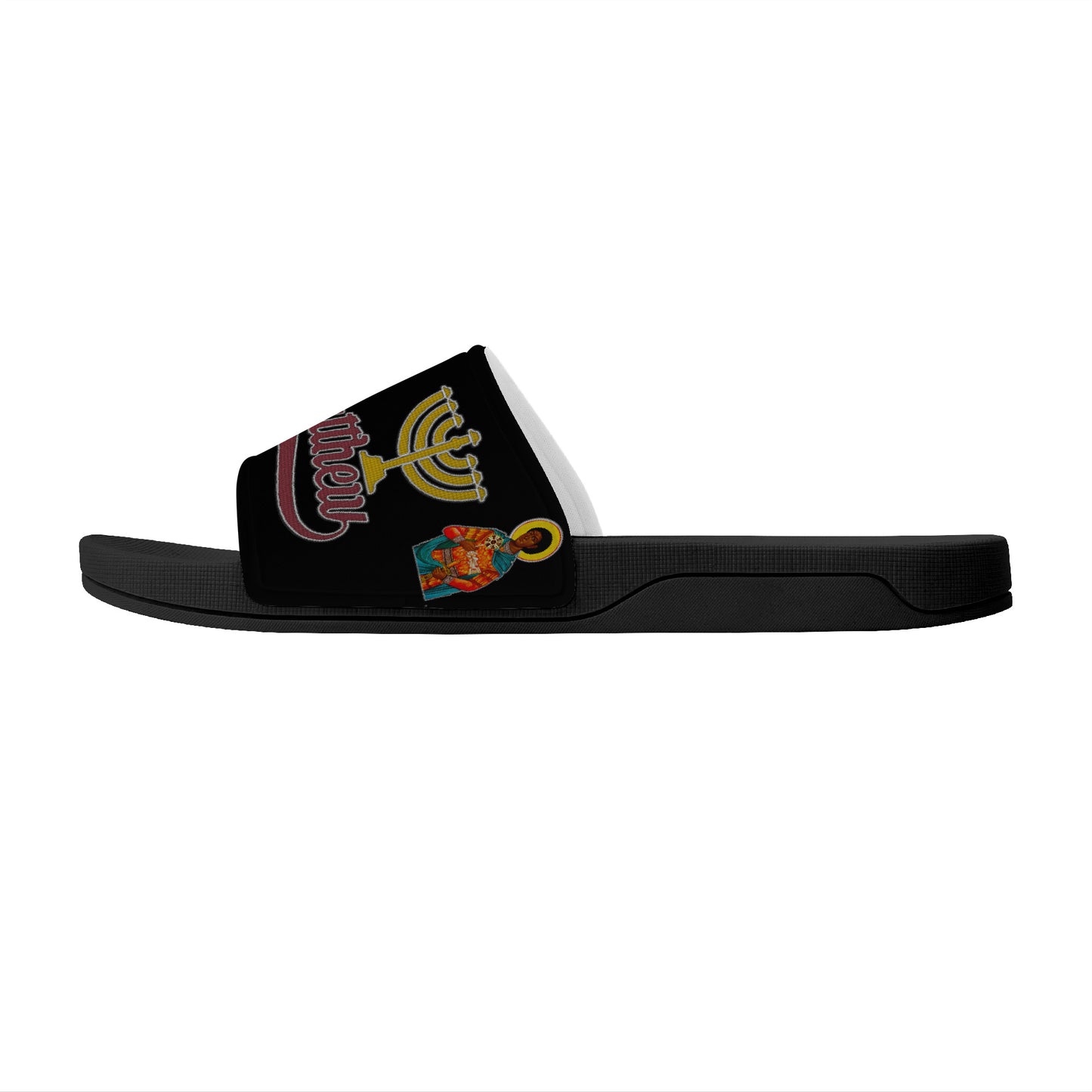 St. Matthew Slide Sandals - Black