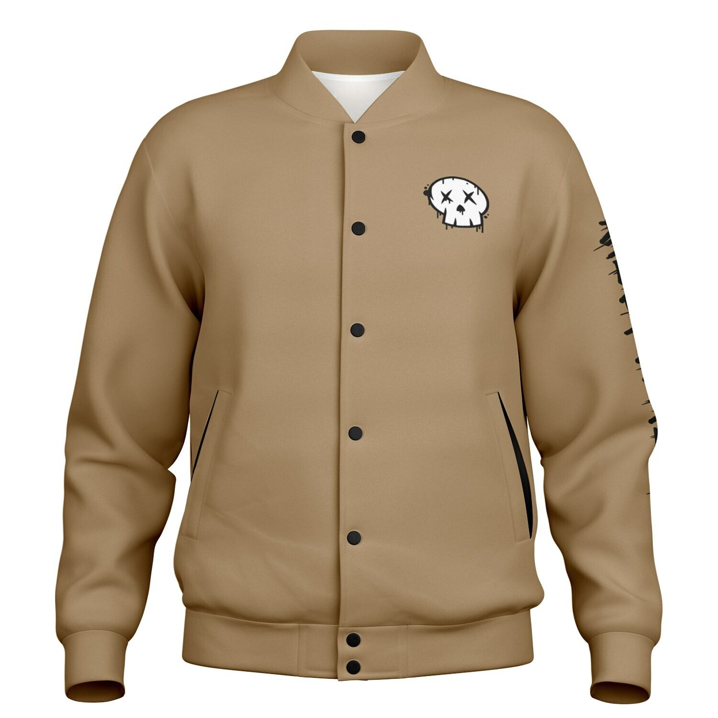 Catch The Leader Sandstone Baseball Jacket