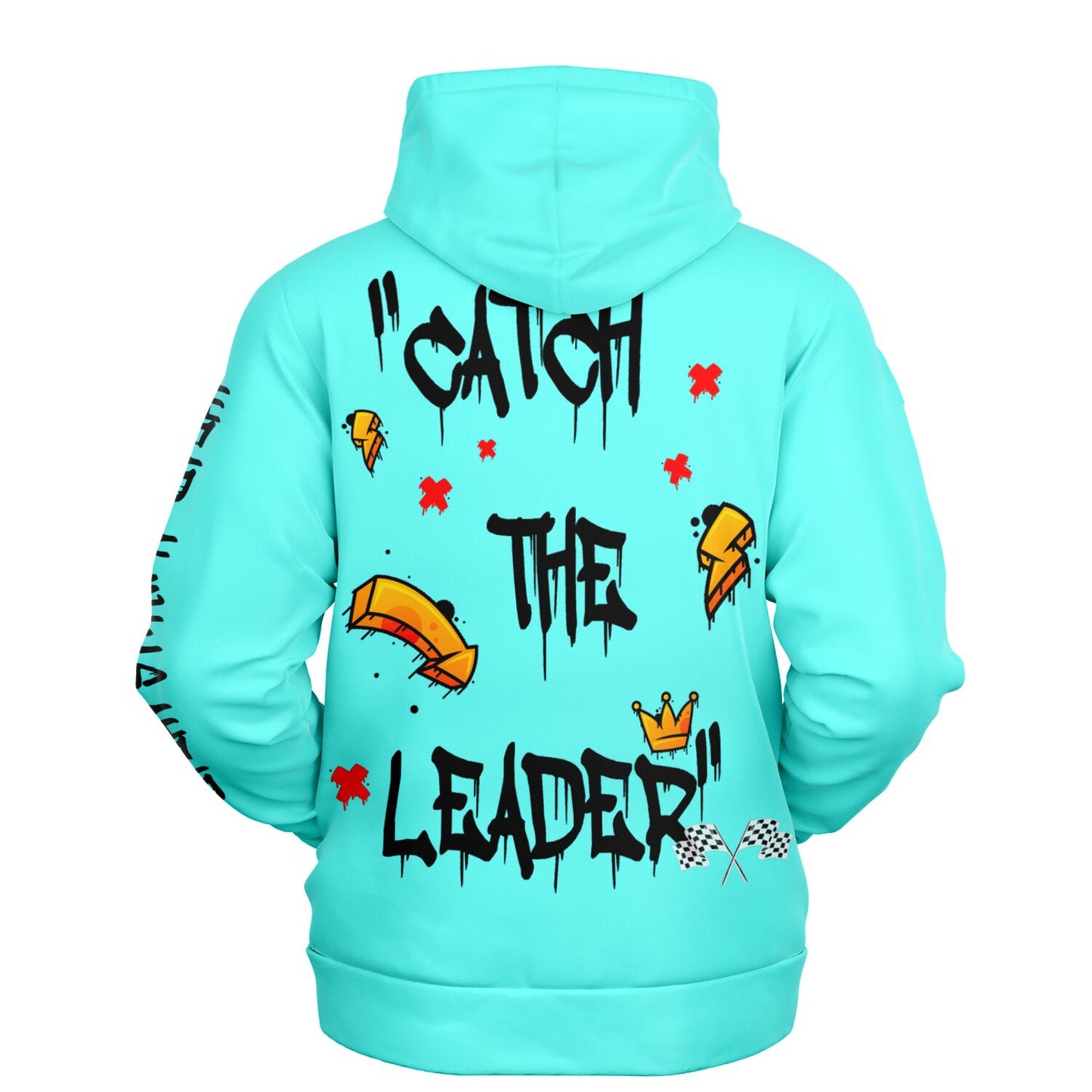 Catch The Leader Teal Hoodie