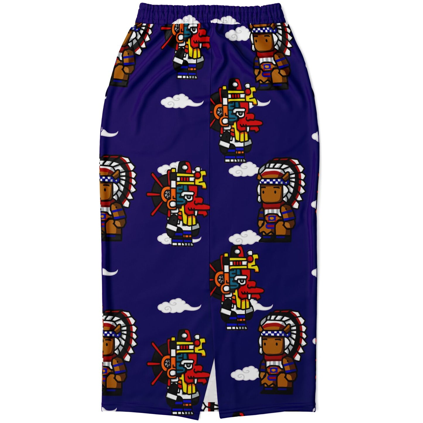 Northern Kingdom 10 Tribesmen Fashion Long Pocket Skirt Royal Purple