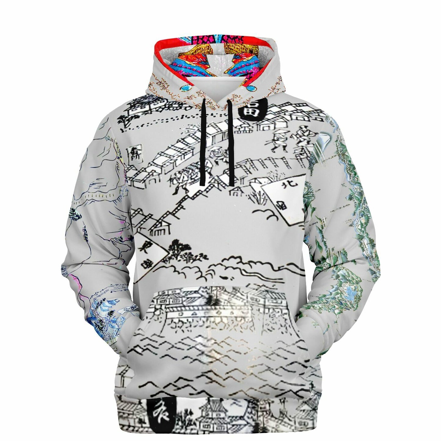 Shogun Samurai Premium Hoodie Grey copy