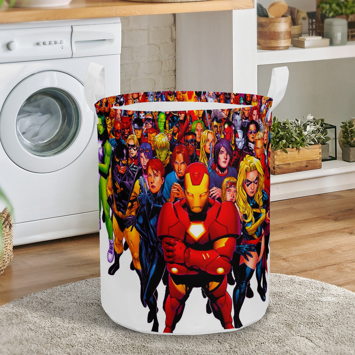 Super Heros Comic Laundry Basket Obrazy