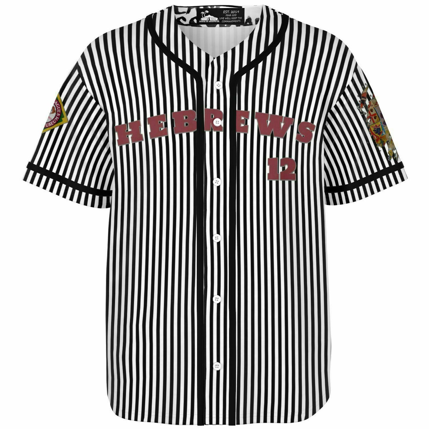 Vintage Hebrews 12 Negro League Baseball Jersey