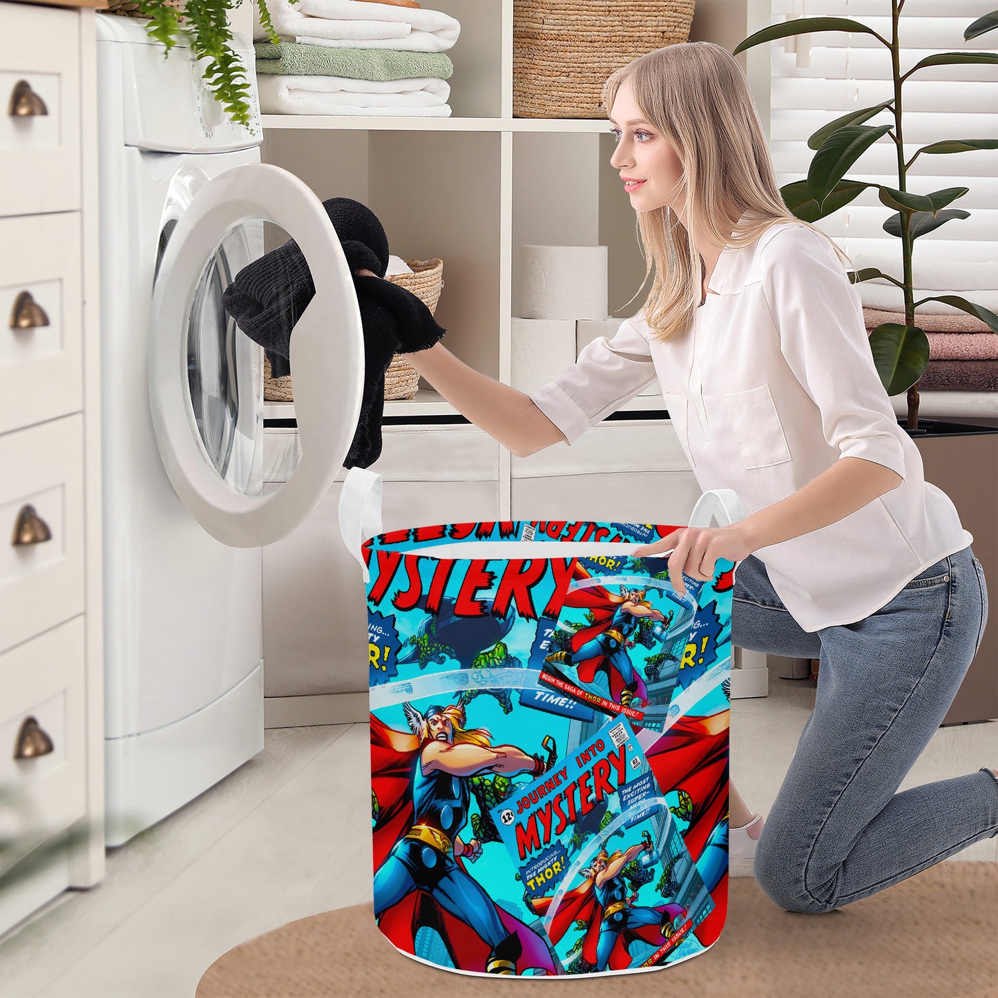 ThunderKlap Thor Comic Laundry Basket