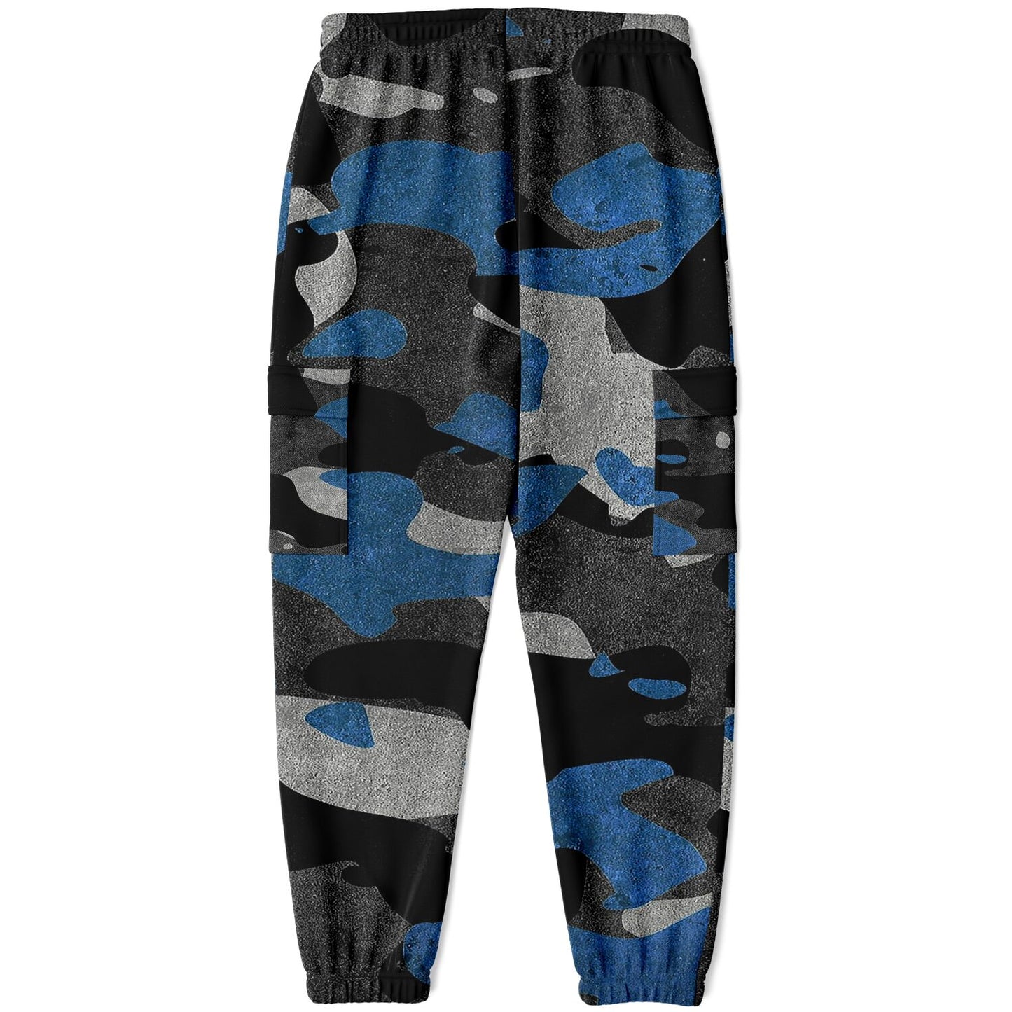 Camo Blue Premium Fit Sweatpants w/Cargo Pockets