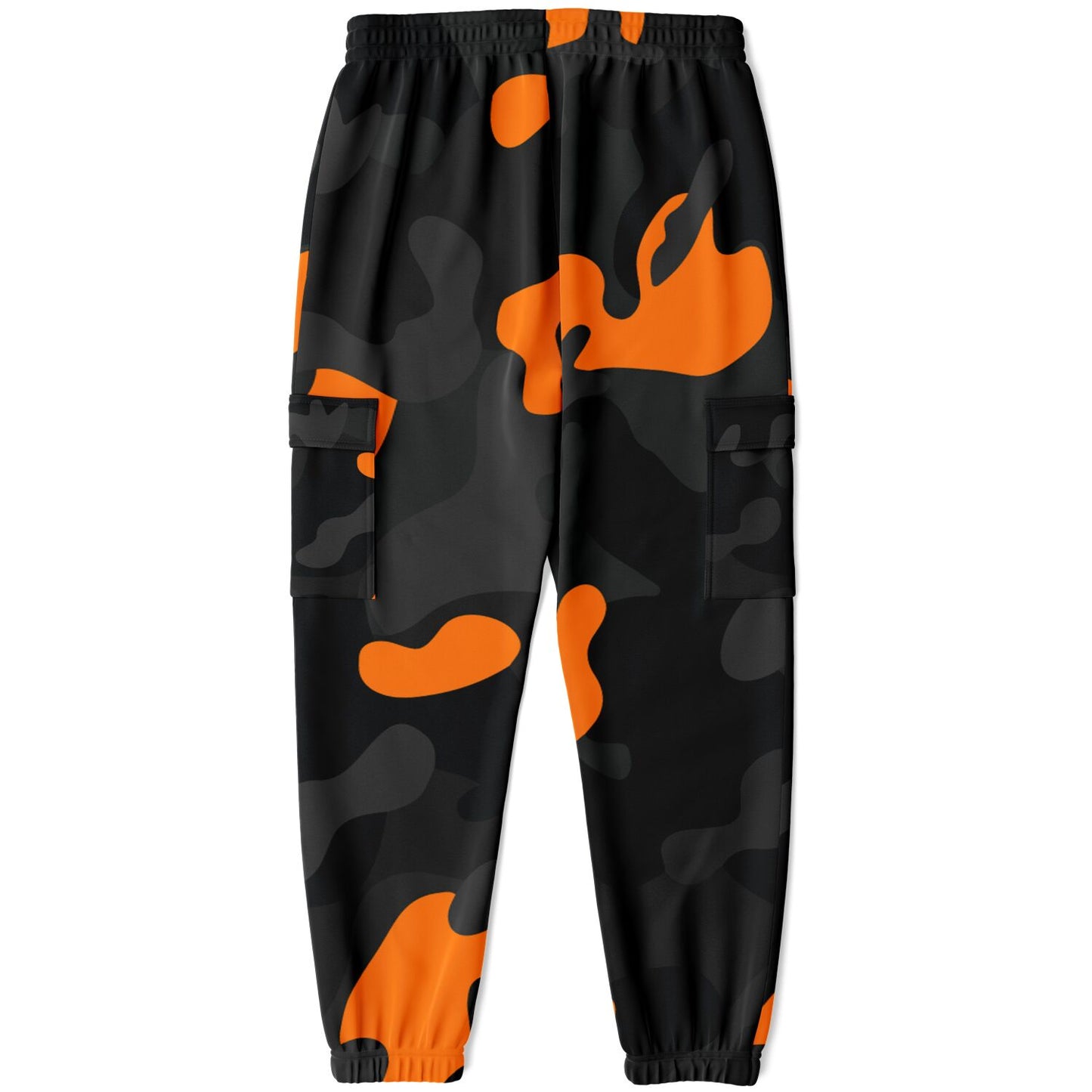 Camo Orange Premium Fit Sweatpants w/Cargo Pockets
