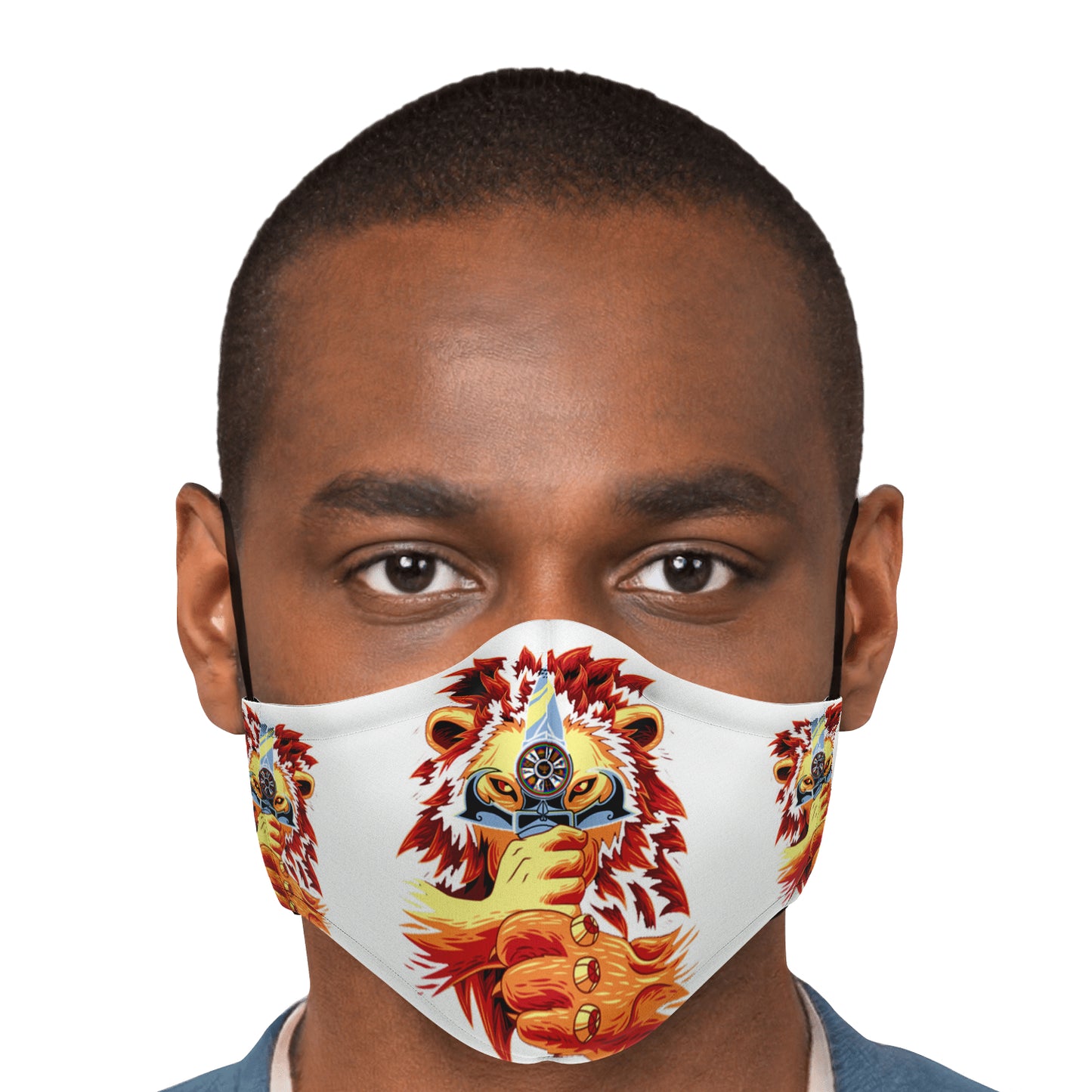 Hebrew Israelite 12 Tribes Of Israel White Judah Saber Face Mask