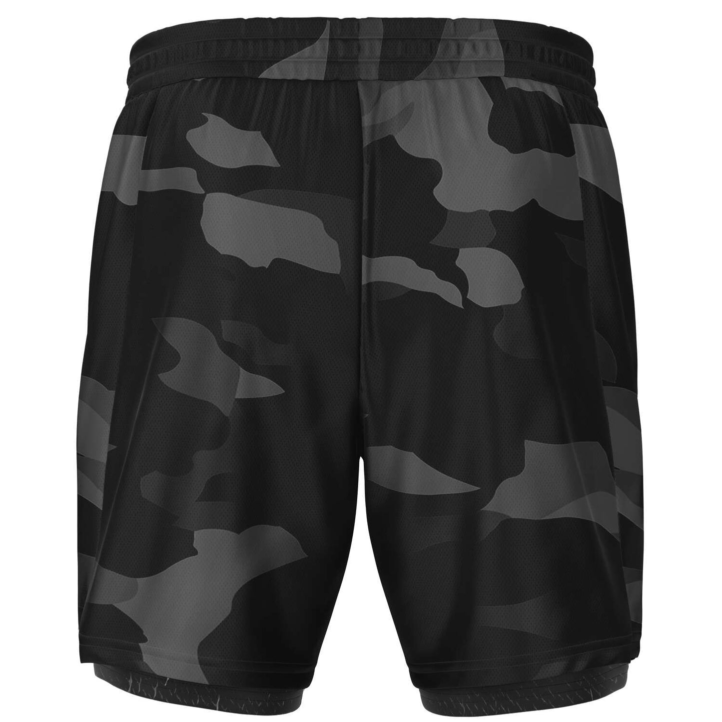 Camo Black w/Digital Fringe Inspired 2-in-1 Shorts