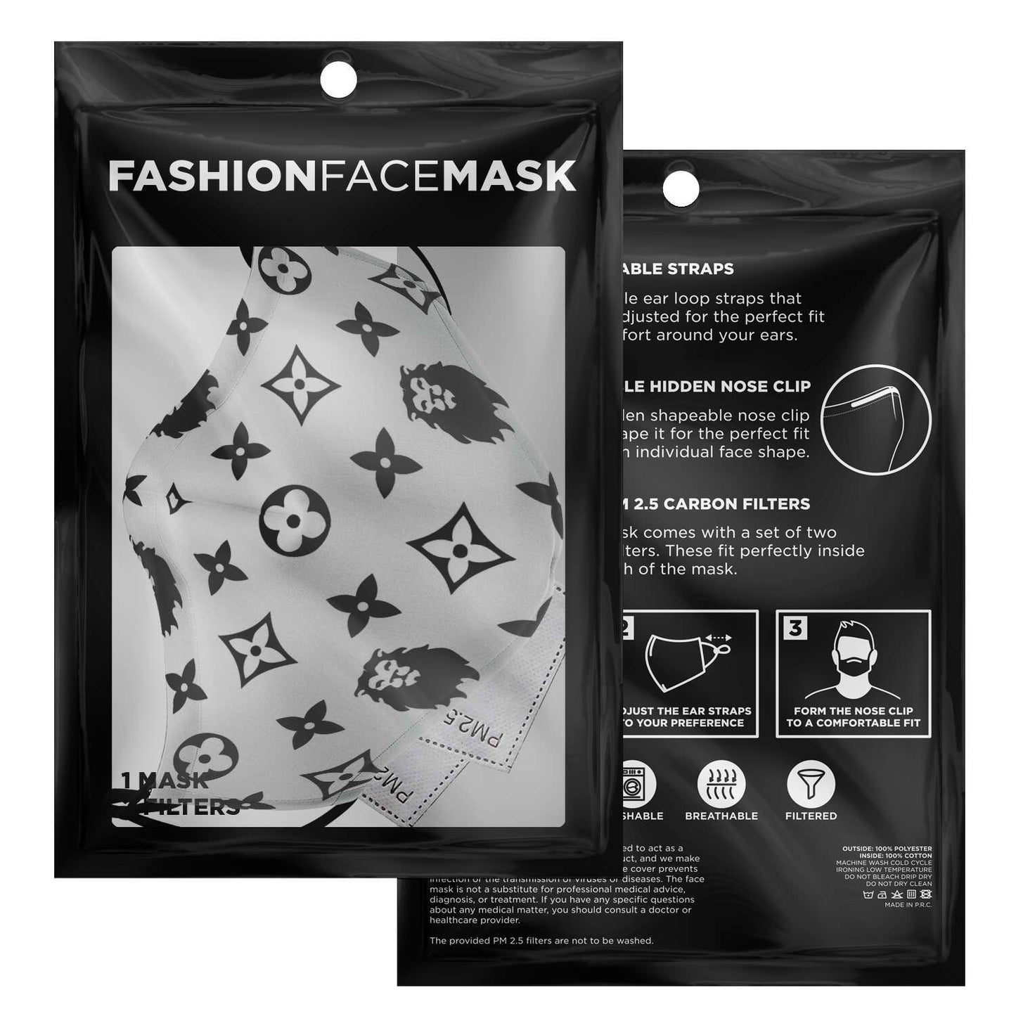 Hebrew Israelite Tribe Of Judah Sequence White Face Mask