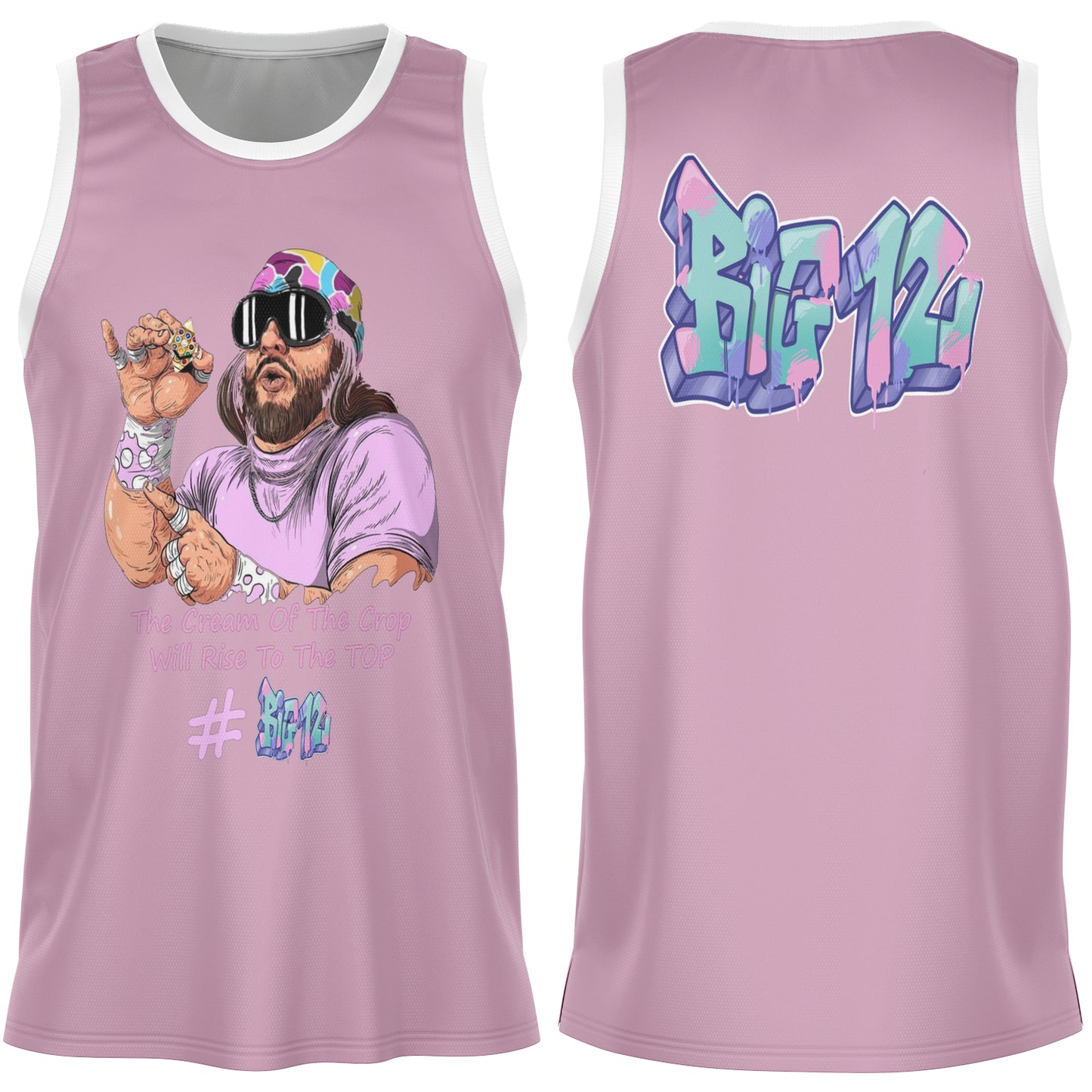 Hebrew Israelite Cream Of The Crop Salmon Basketball Jersey