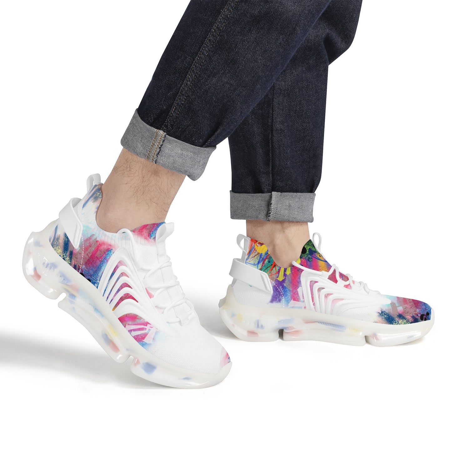 SF_S35 Air Max React Sneakers - White