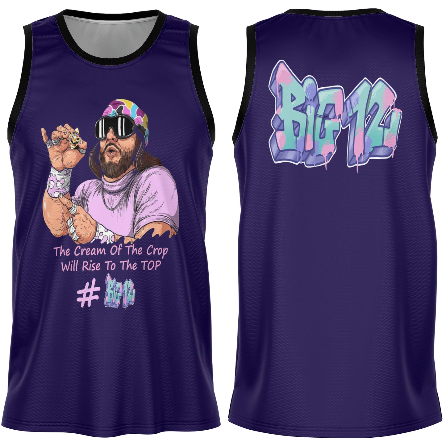 Hebrew Israelite Cream Of The Crop Royal Purple Basketball Jersey