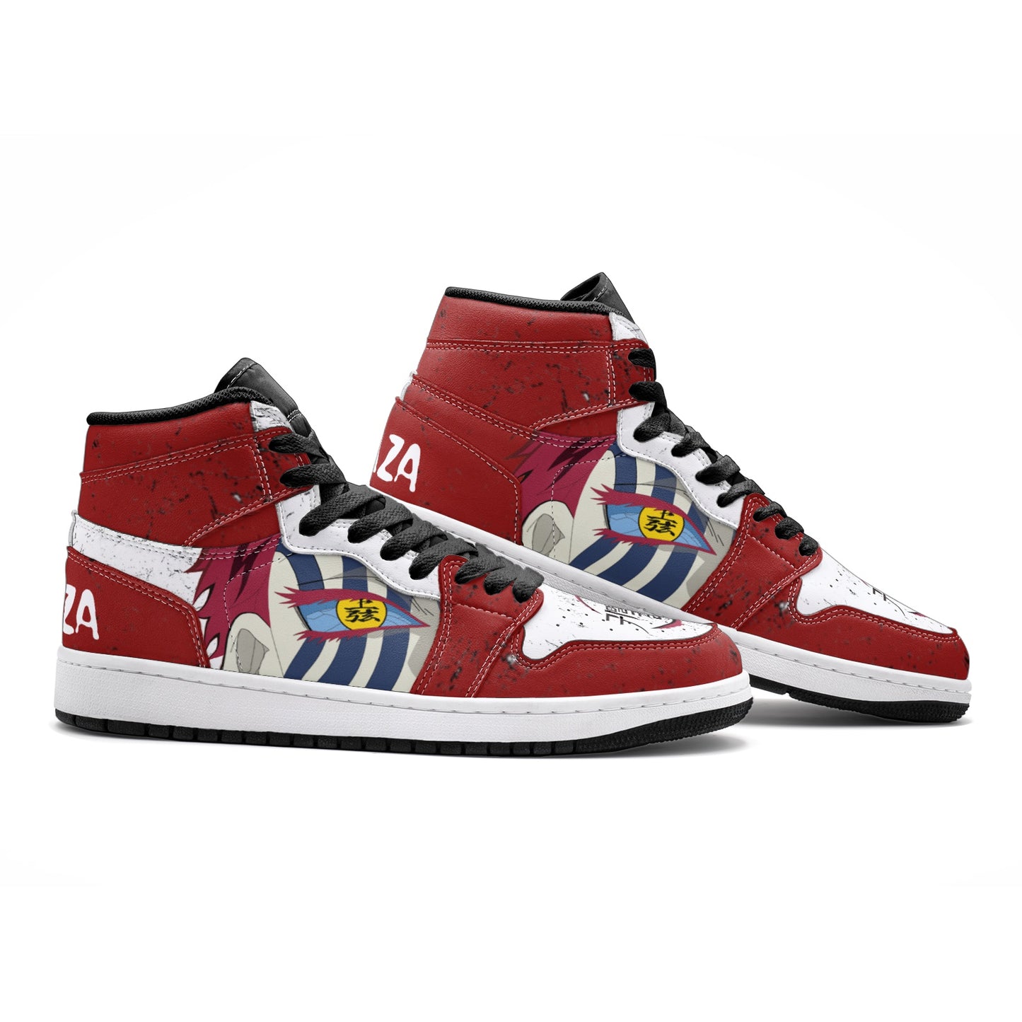 Japan Custom Akaza OG Anime Demon Cosplay Slayer Streetwear Fashion Unisex Leather Sneakers