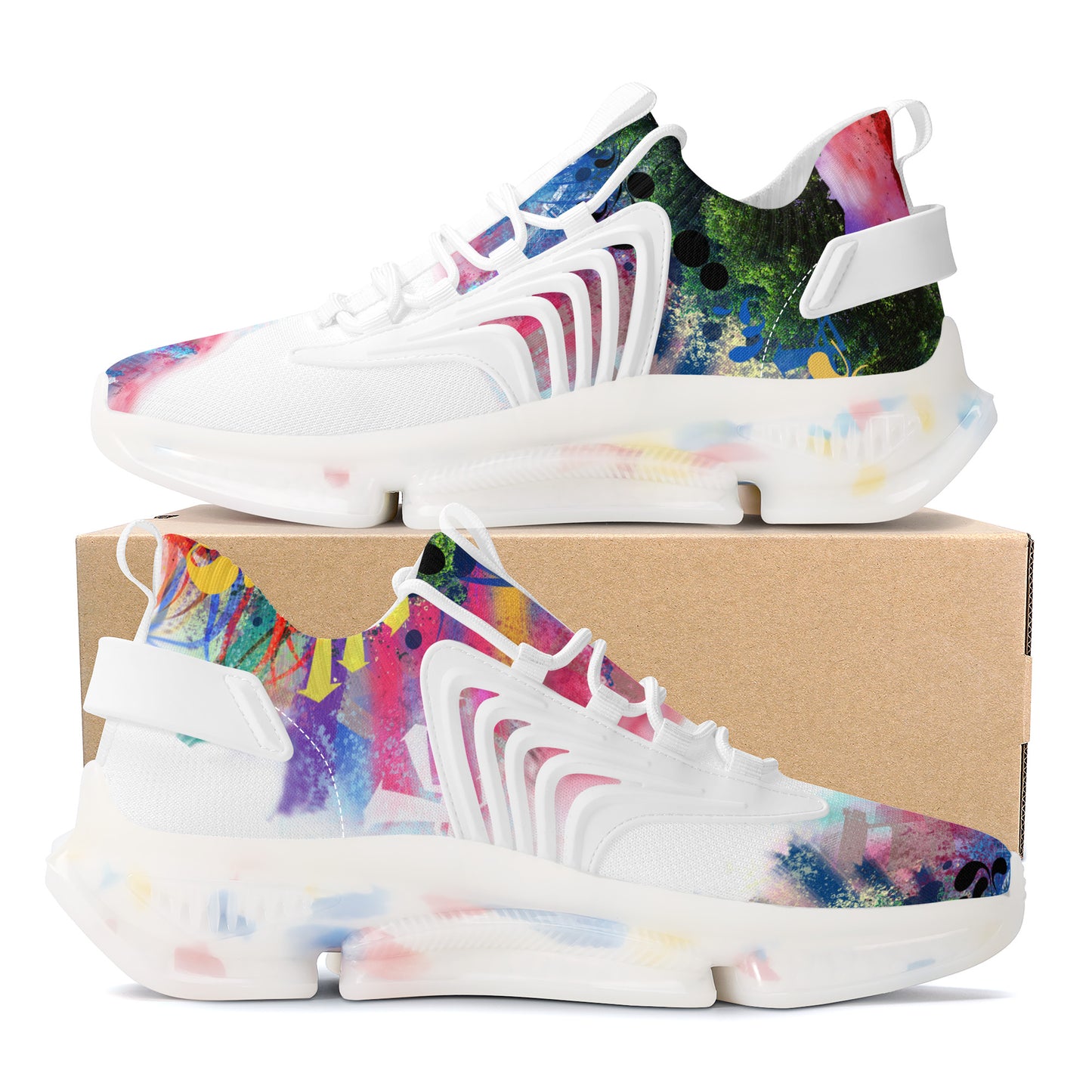 SF_S35 Air Max React Sneakers - White