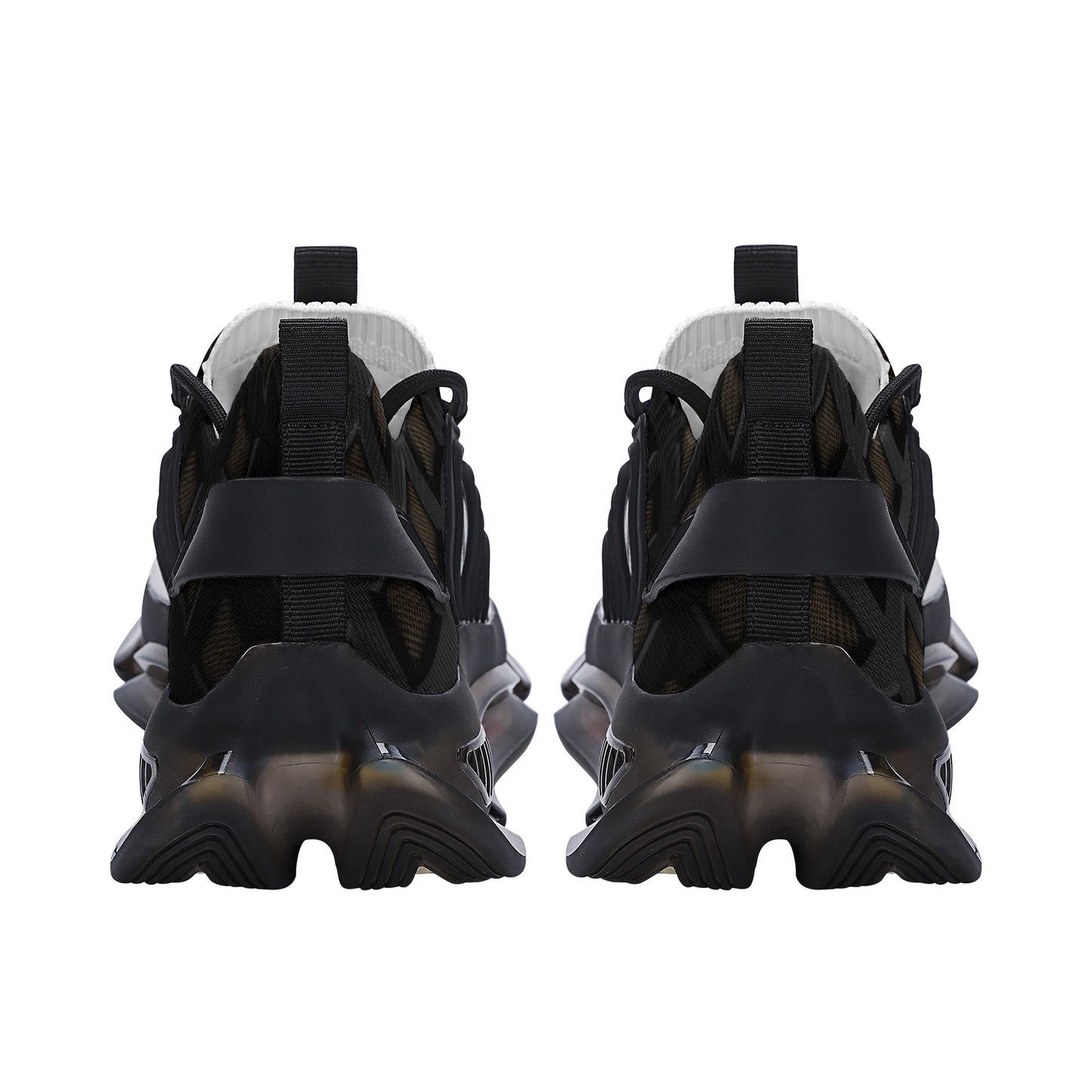 Black Gold React Sneakers - Black
