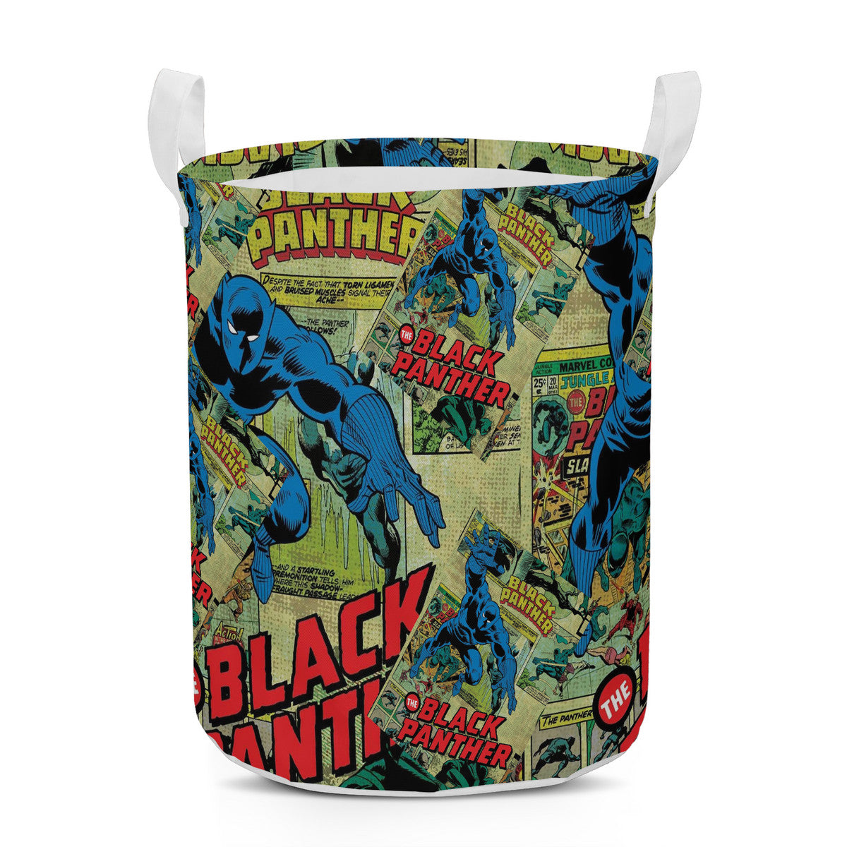 Panther Comic Laundry Basket