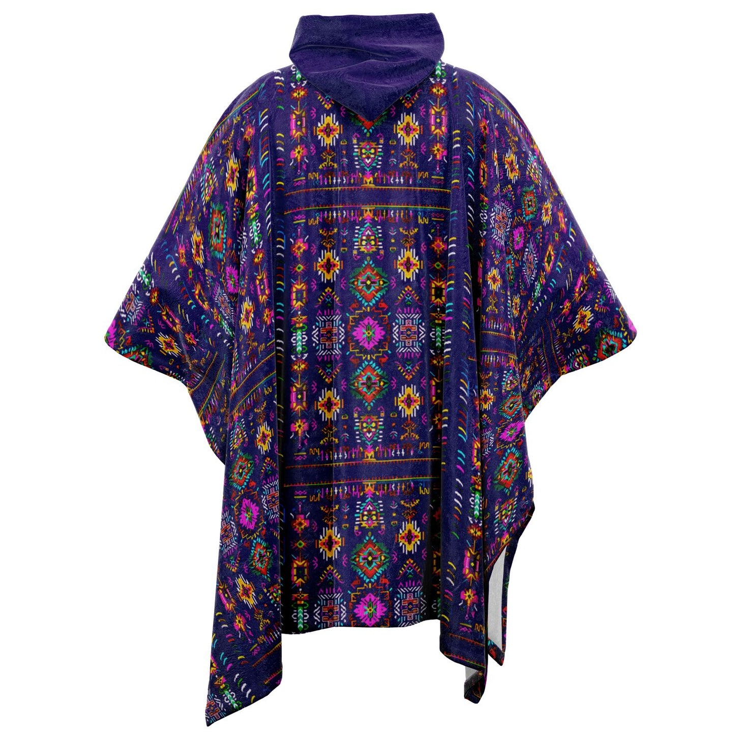 Northern Kingdom Sequence Royal Purple Flannel Blanket Poncho copy