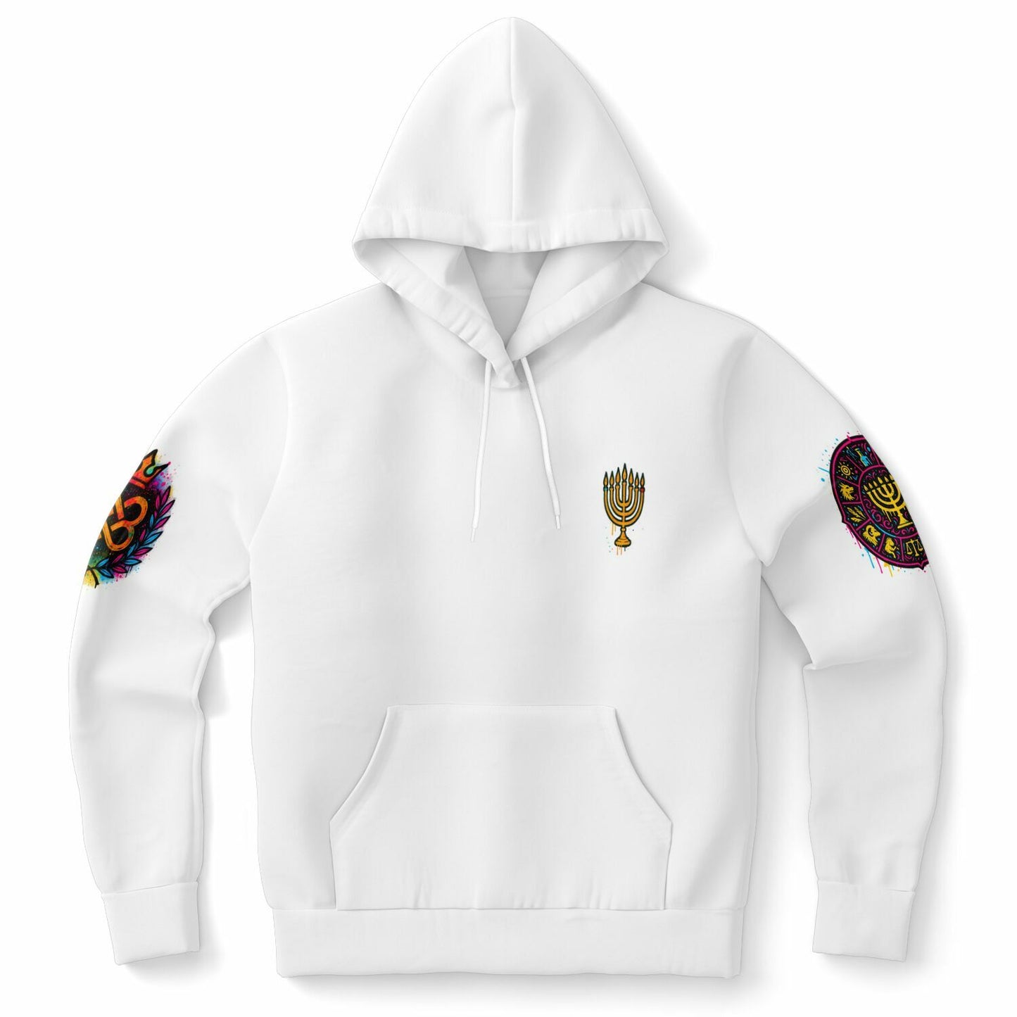 Sabali Patience Graffiti White Fashion Hoodie