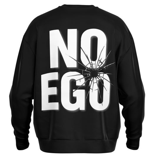 No EGO Black Heavyweight Oversized Sweatshirt