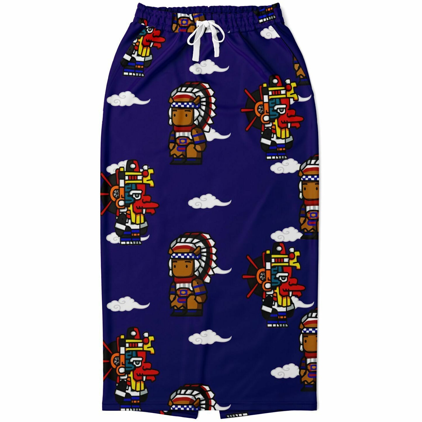 Northern Kingdom 10 Tribesmen Fashion Long Pocket Skirt Royal Purple