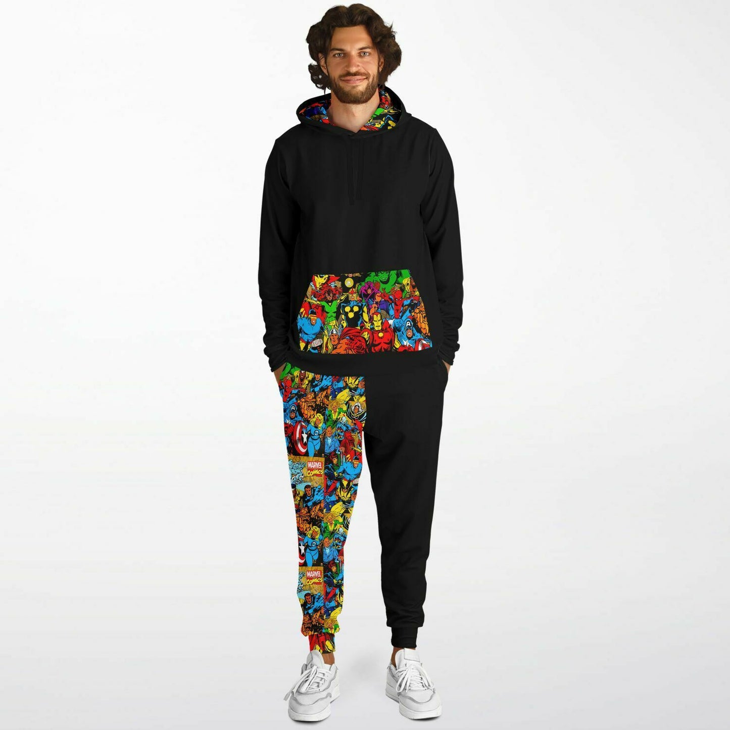 Retro Super Hero Comic Hoodie & Jogger