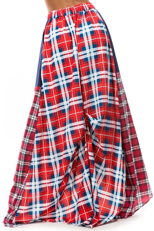 Red Thatcher MAXI SKIRT