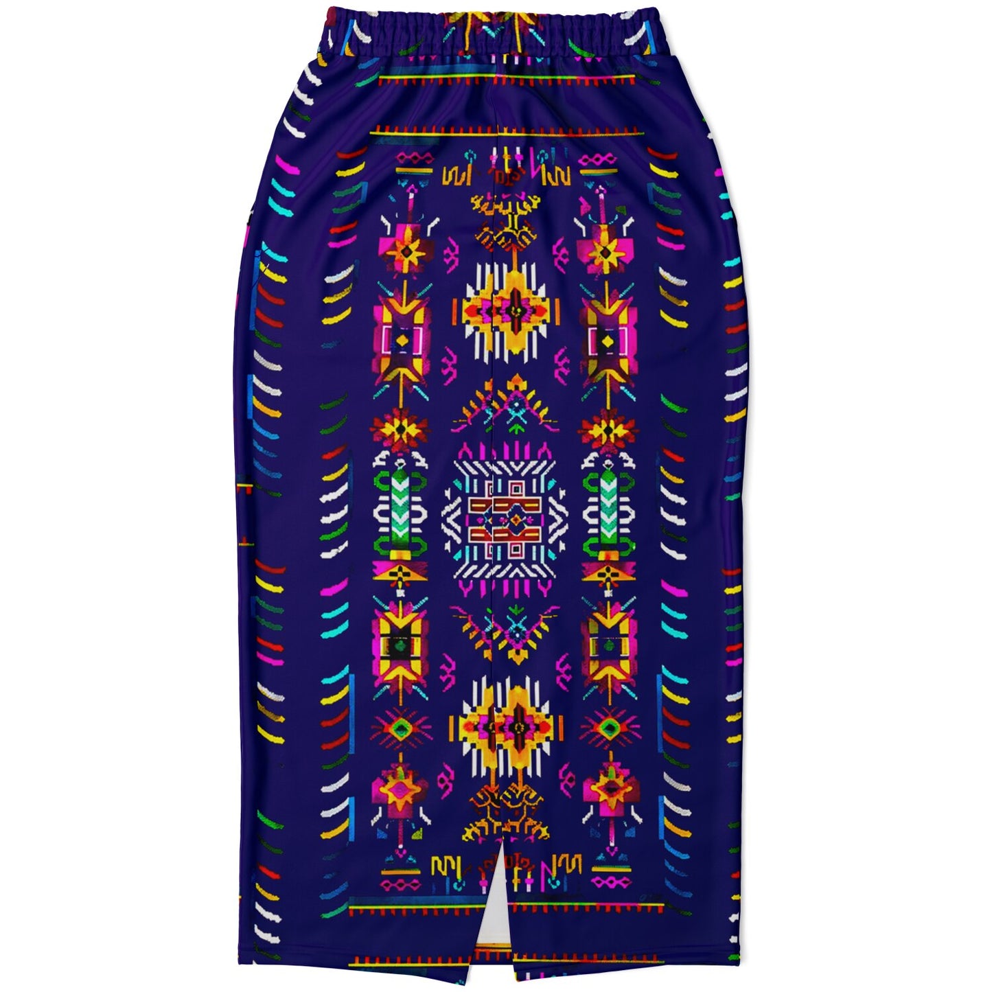 We Are Israel Tribal Fusion Fashion Long Pocket Skirt Royal Purple