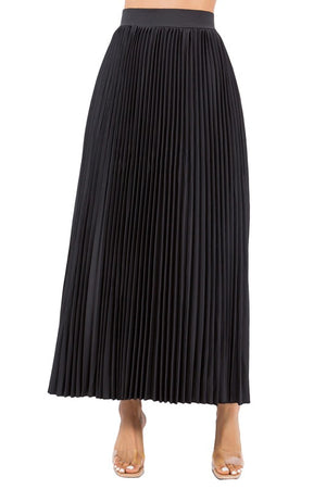 Waist Banded LONG Black MAXI SKIRTS