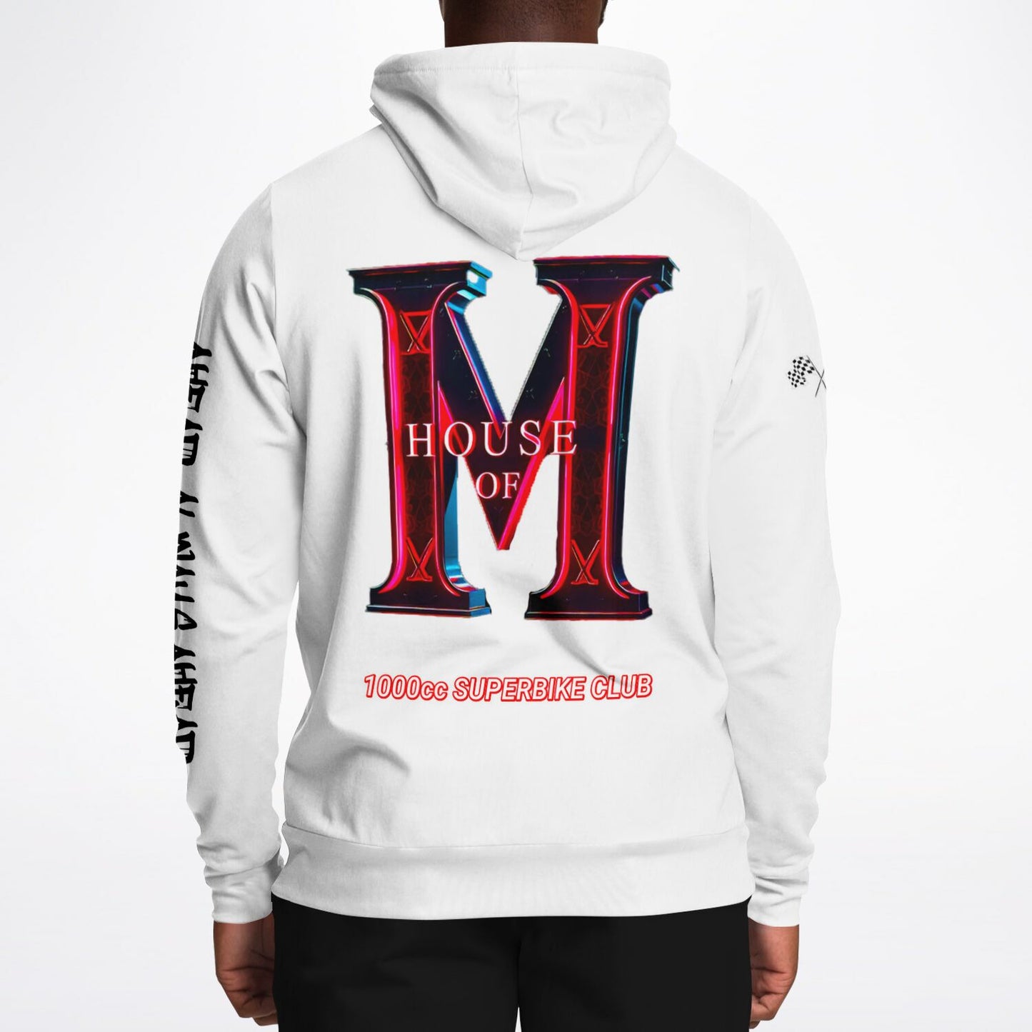 House Of M Premium White Hoodie