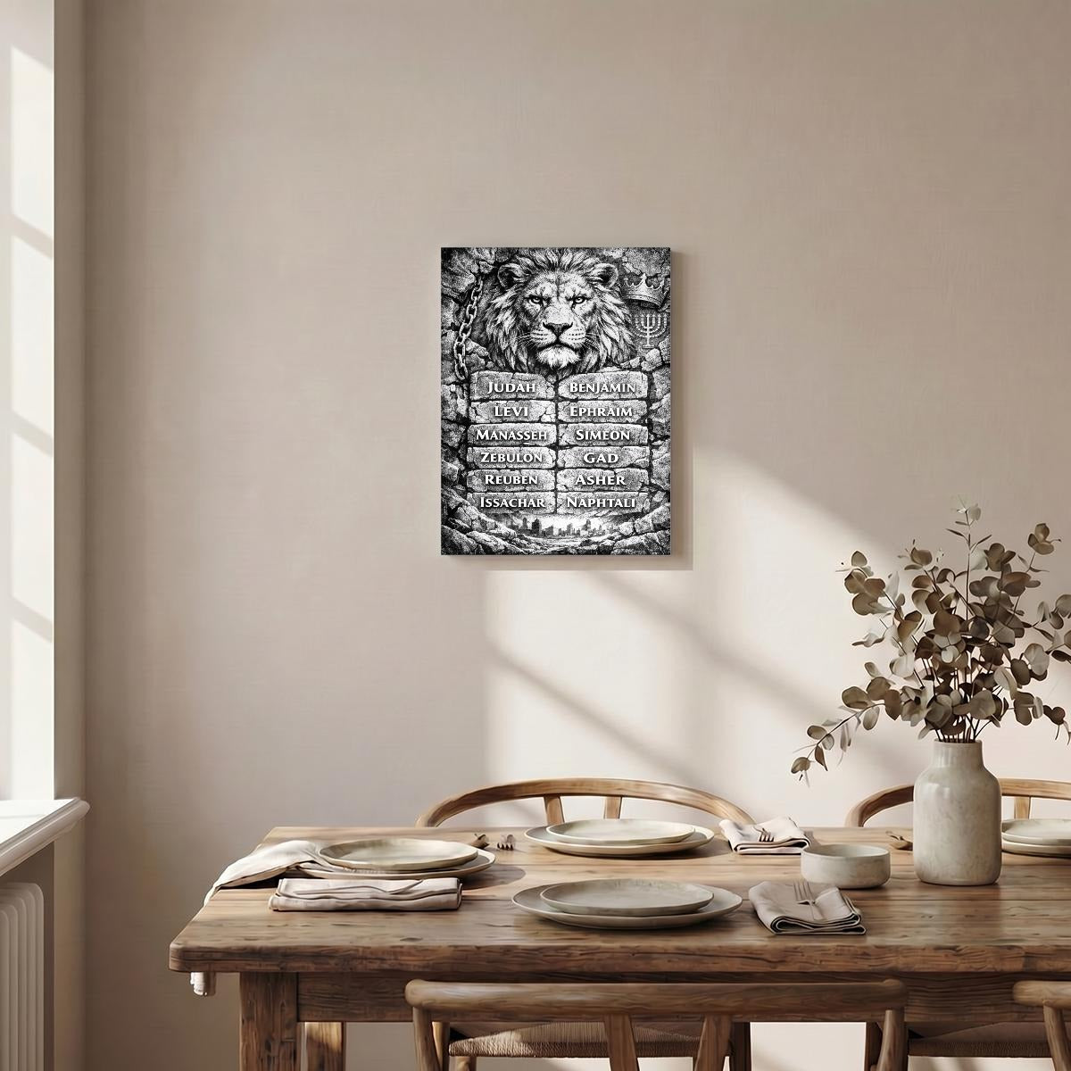 Vertical Framed Canvas Wall Art