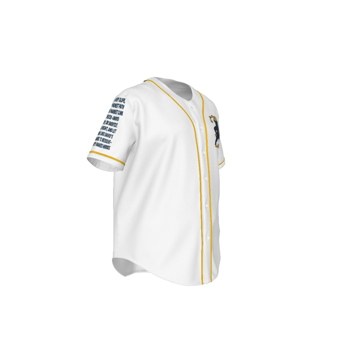 Integrity Sketch To Screen Print Men's Short Sleeve Baseball Jersey With Pinstripes