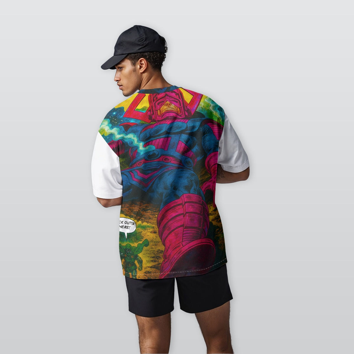 SOCS Society Print Men’s Heavyweight Cotton Crewneck T-Shirt