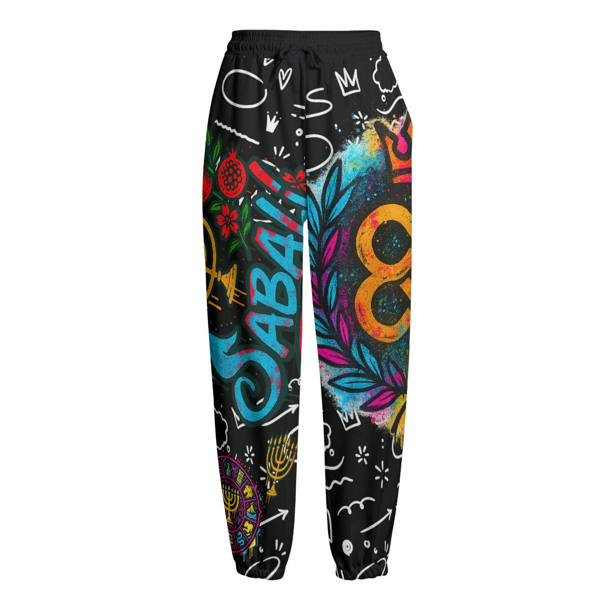 Sabali Patience All-Over Print Unisex Knitted Fleece Pants